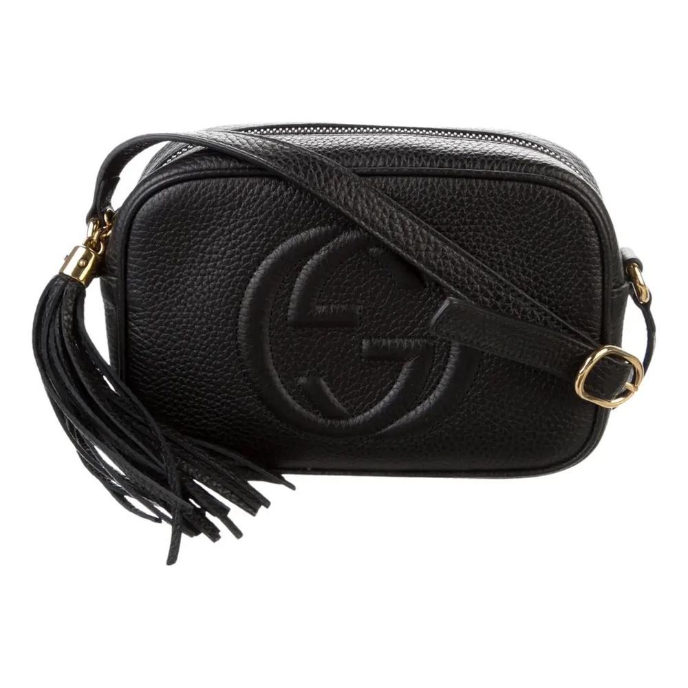 GUCCI Soho Disco Crossbody Black Leather NIB
